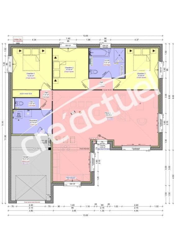 plan plain pied