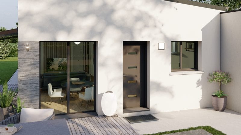 terrasse plain pied moderne