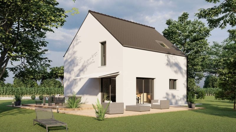 Maison traditionnelle 2 pans