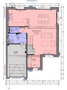 Plan rez de chaussée