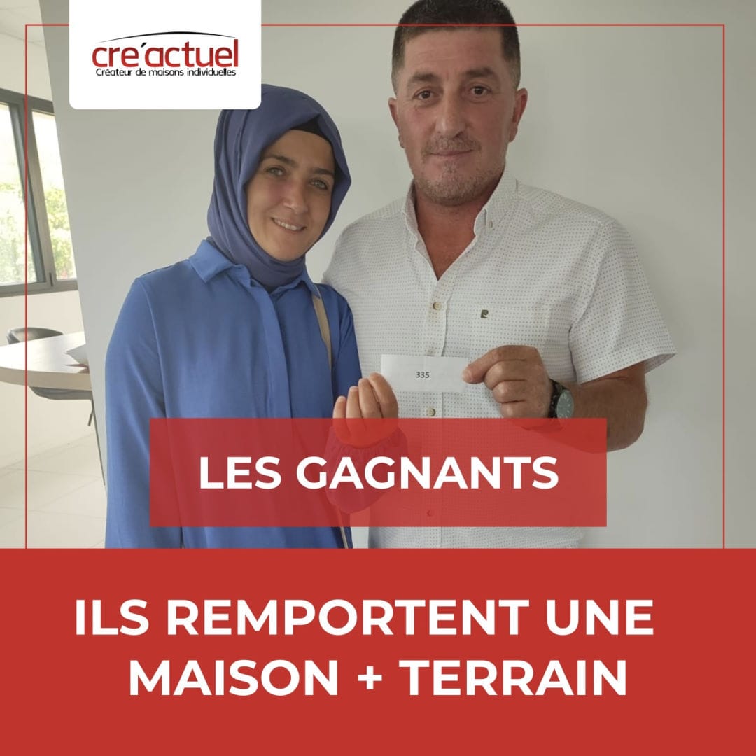 Gagnant jeu une maison à gagner