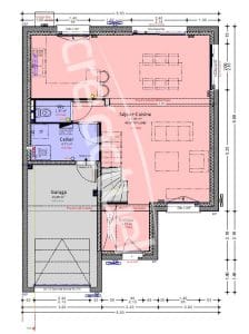 Plan rez de chaussée