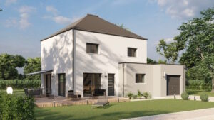 Façade maison 3 chambres