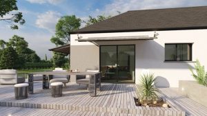 Plain pied arriere 75m²