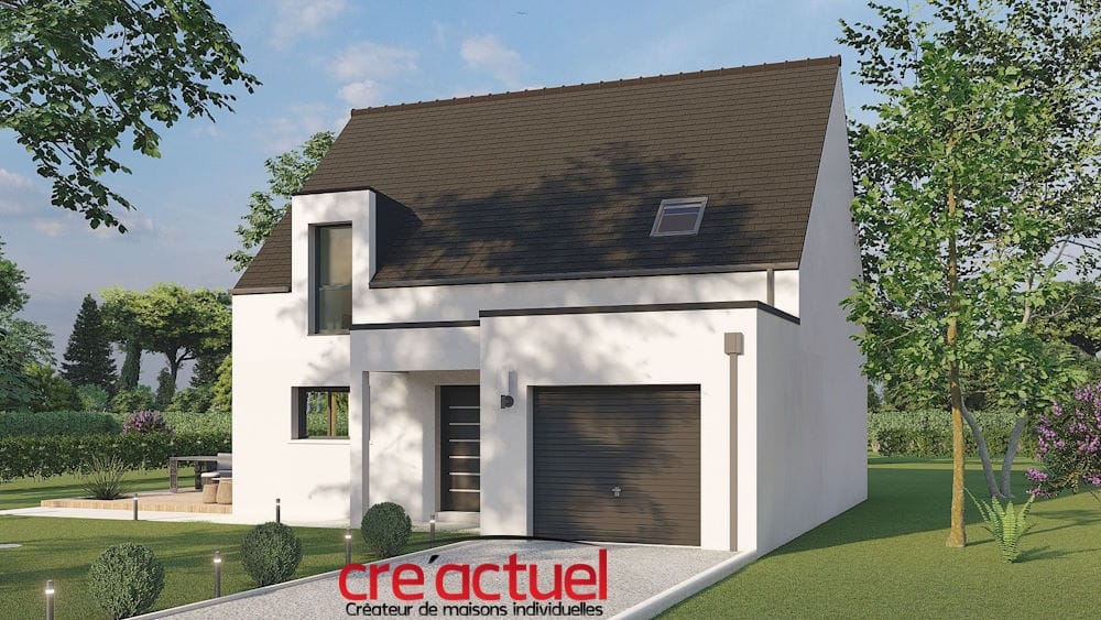 Façade maison traditionnelle