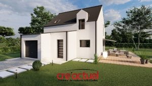 Maison 2 pans RE 2020