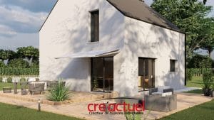 Vue jardin maison re 2020