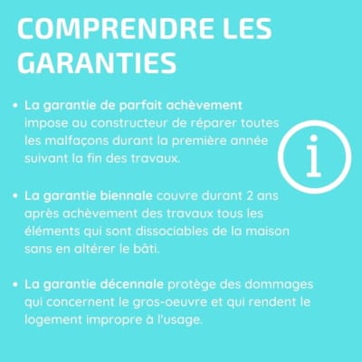 Comprendre les garanties de construction