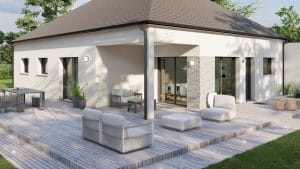 Terrasse plain pied