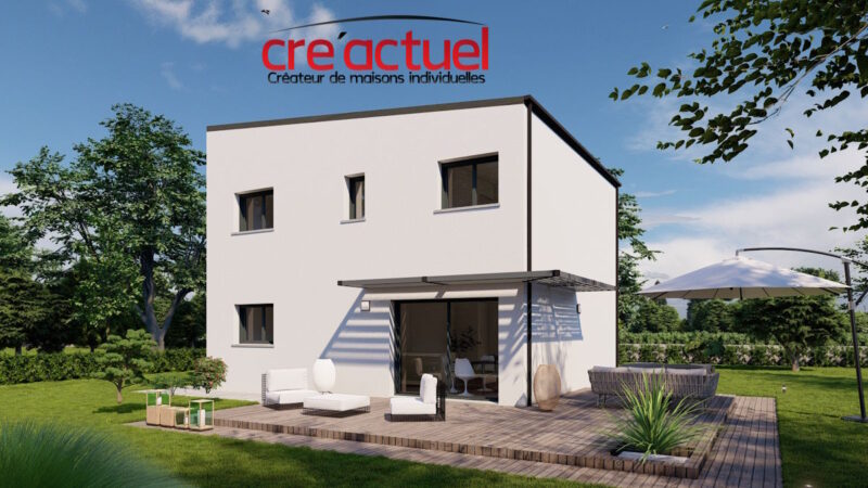 Maison 4 chambres monopente