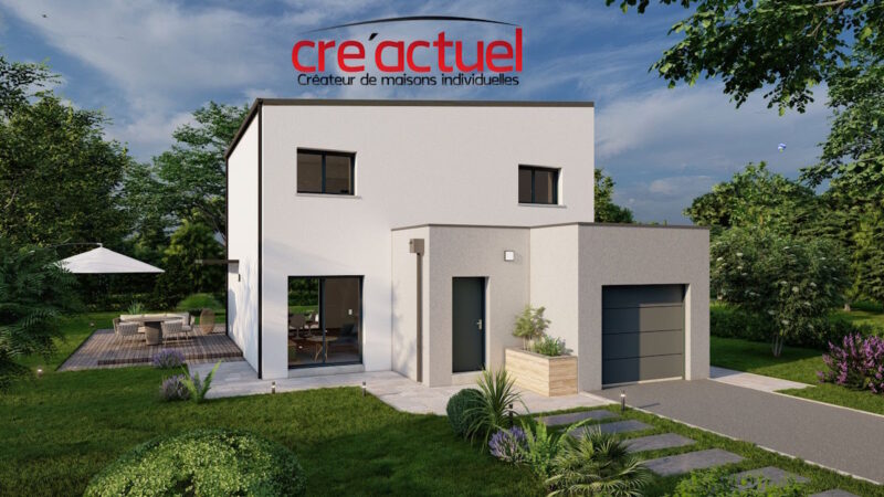 Maison 4 chambres monopente