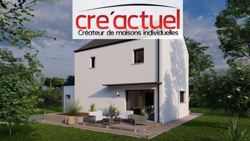 maison neuve avec grandes baies vitrées