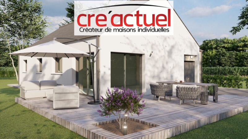 maison neuve avec jardin