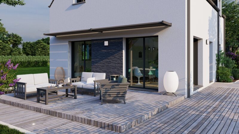 terrasse maison neuve RE 2020 terrasse maison neuve RE 2020