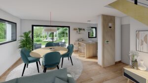 pièce de vie maison